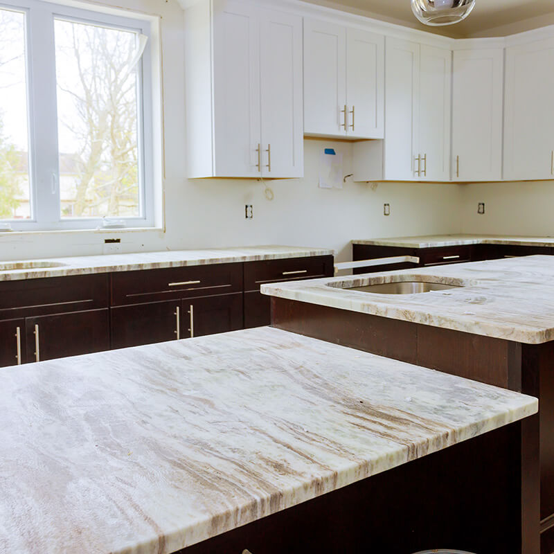 Kitchen Islands with Marble